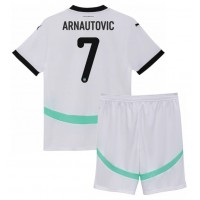 Austria Marko Arnautovic #7 Replica Away Minikit Euro 2024 Short Sleeve (+ pants)